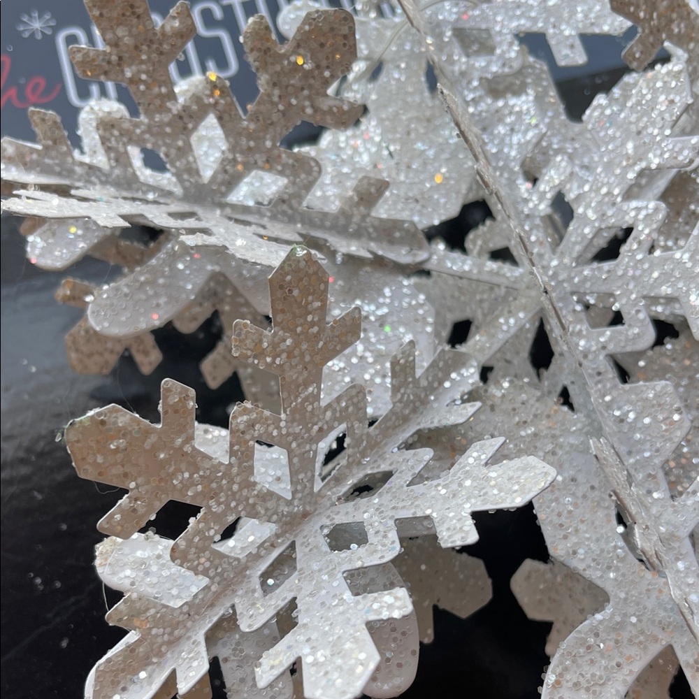 NWT- Snowflake Tree Topper - Picture 6 of 9